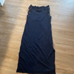 Sundry sleeveless dress - navy- size 2/medium
